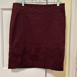 H&M Women’s Shiny Patterned Pencil Skirt Size 10